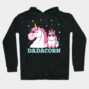 Dadacorn Unicorn Dad Father's Day Hoodie